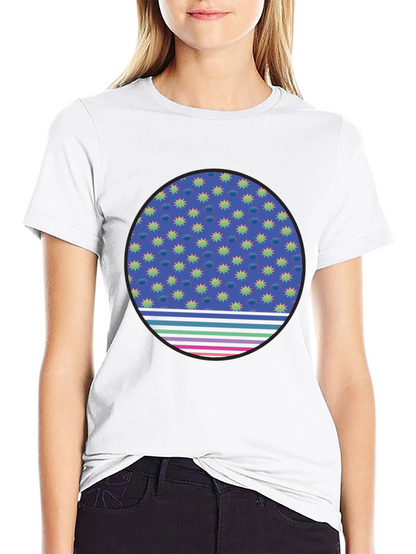 Retro Starburst Circle Graphic Tee
