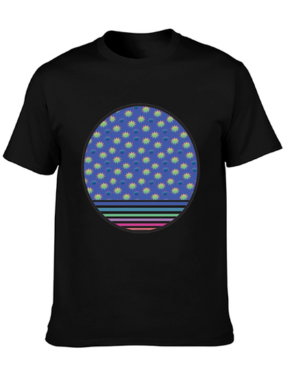 Retro Starburst Circle Graphic Tee