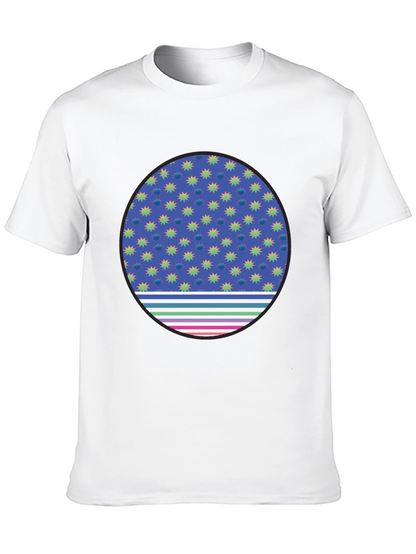 Retro Starburst Circle Graphic Tee