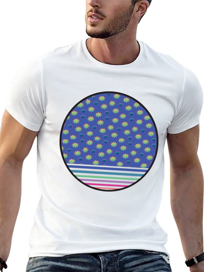 Retro Starburst Circle Graphic Tee