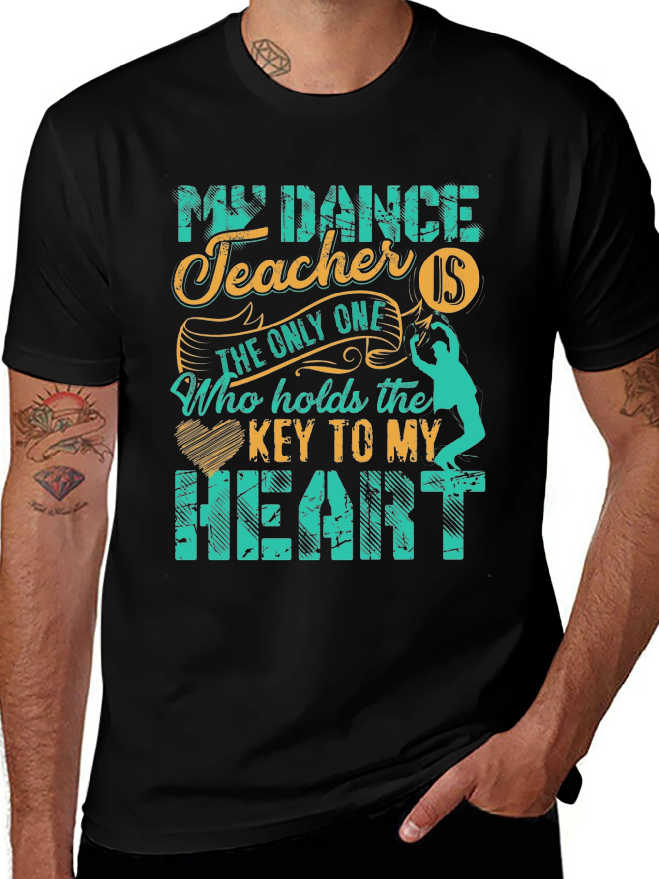 Dance Teacher Heart T-Shirt