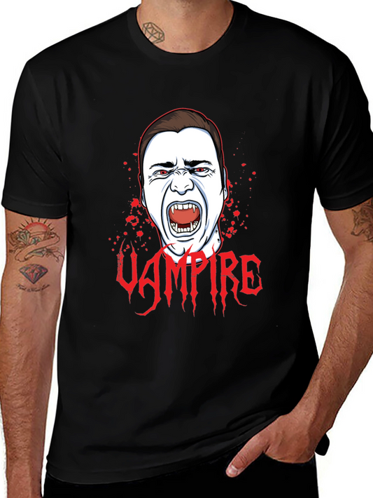 Vampire Graphic T-Shirt - Halloween Ready!