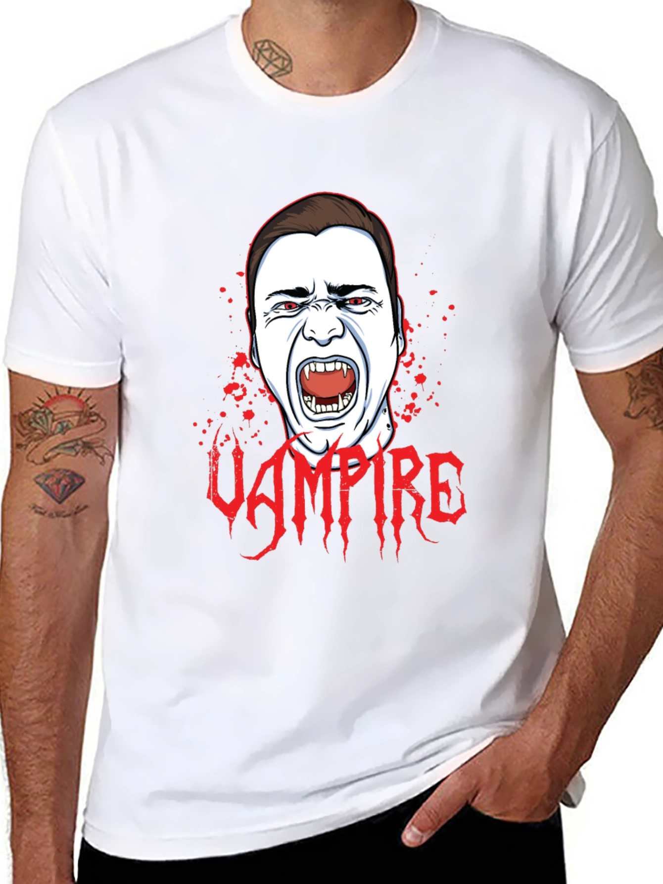 Vampire Graphic T-Shirt - Halloween Ready!