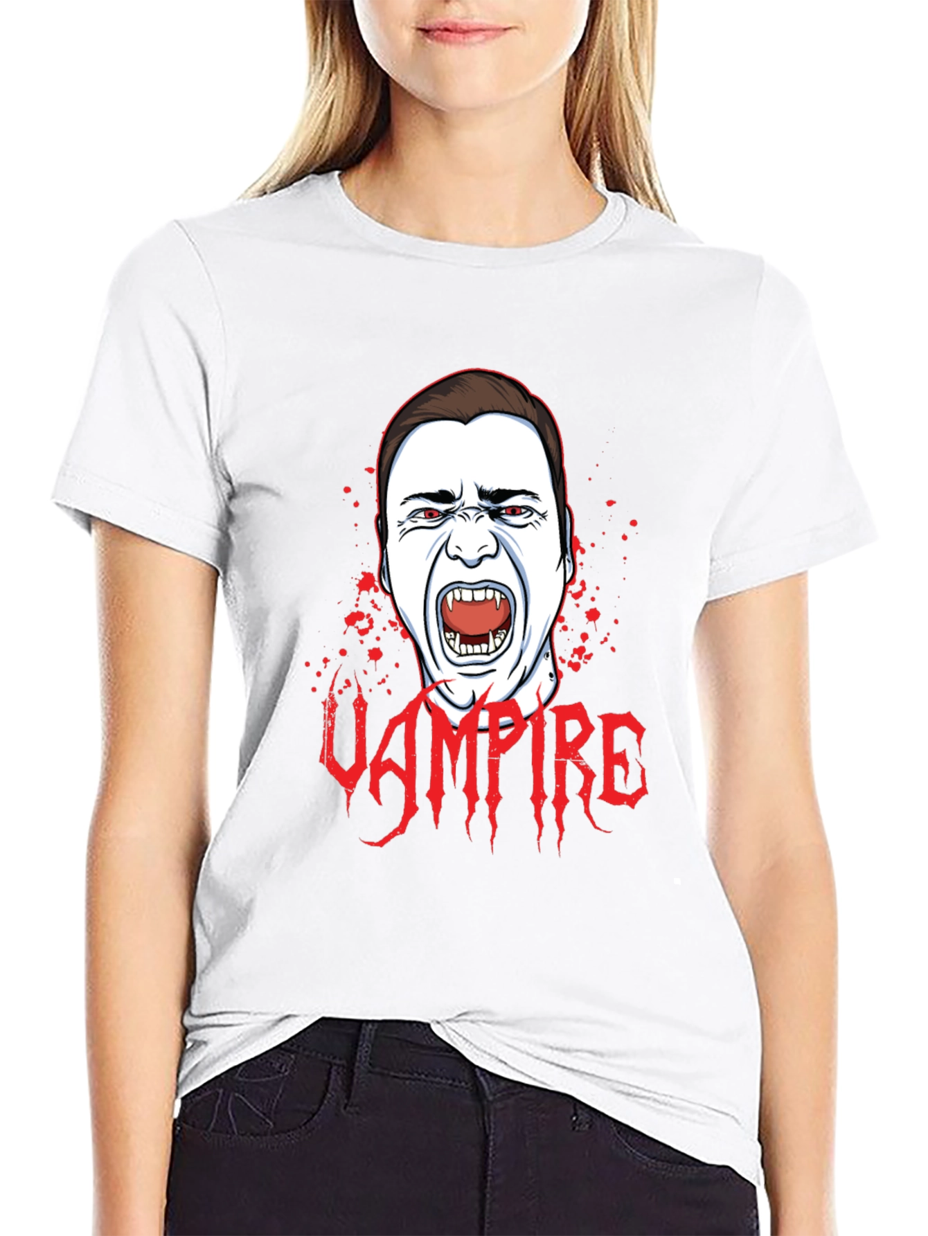 Vampire Graphic T-Shirt - Halloween Ready!