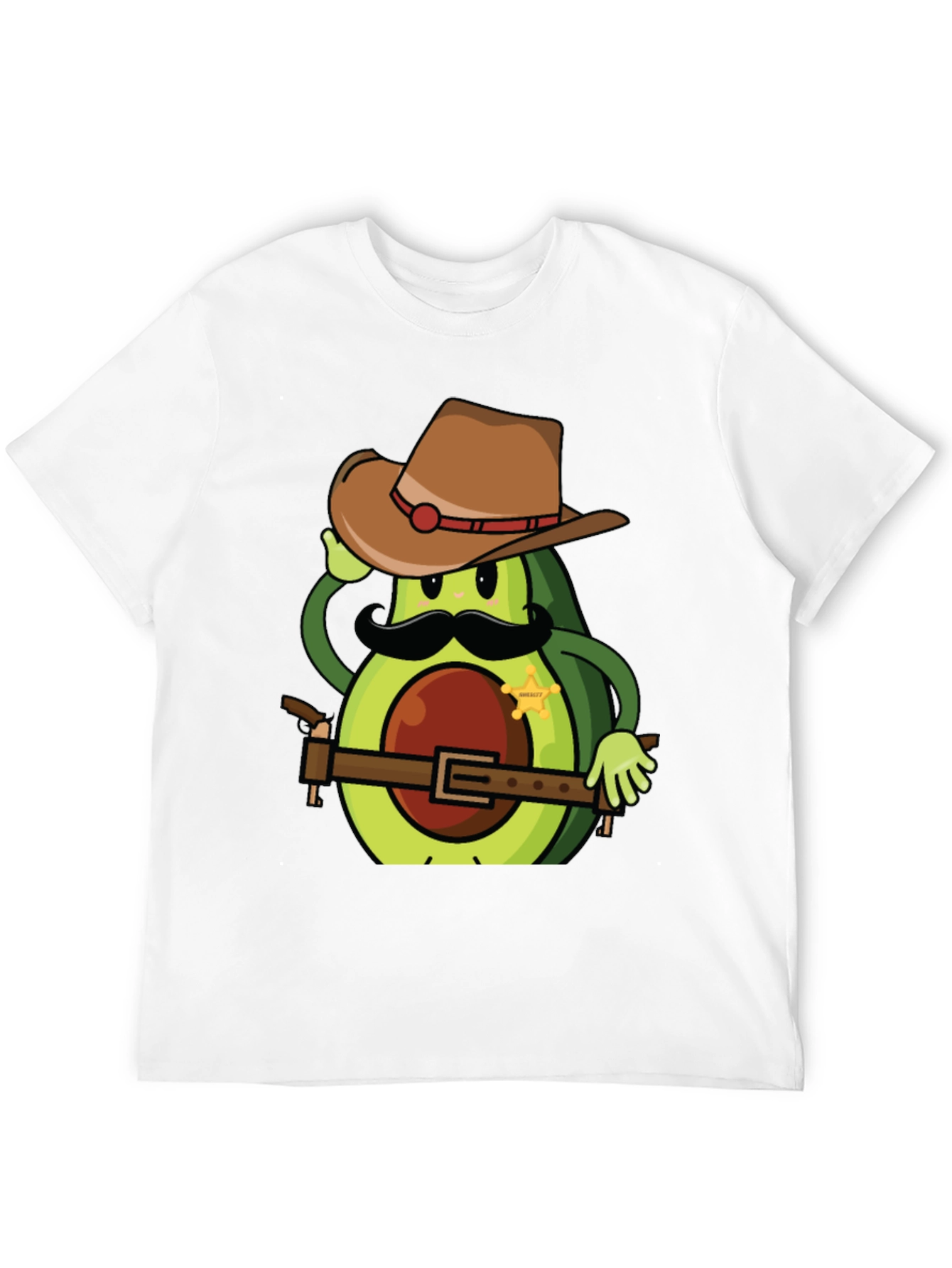 Funny Avocado Sheriff T-Shirt