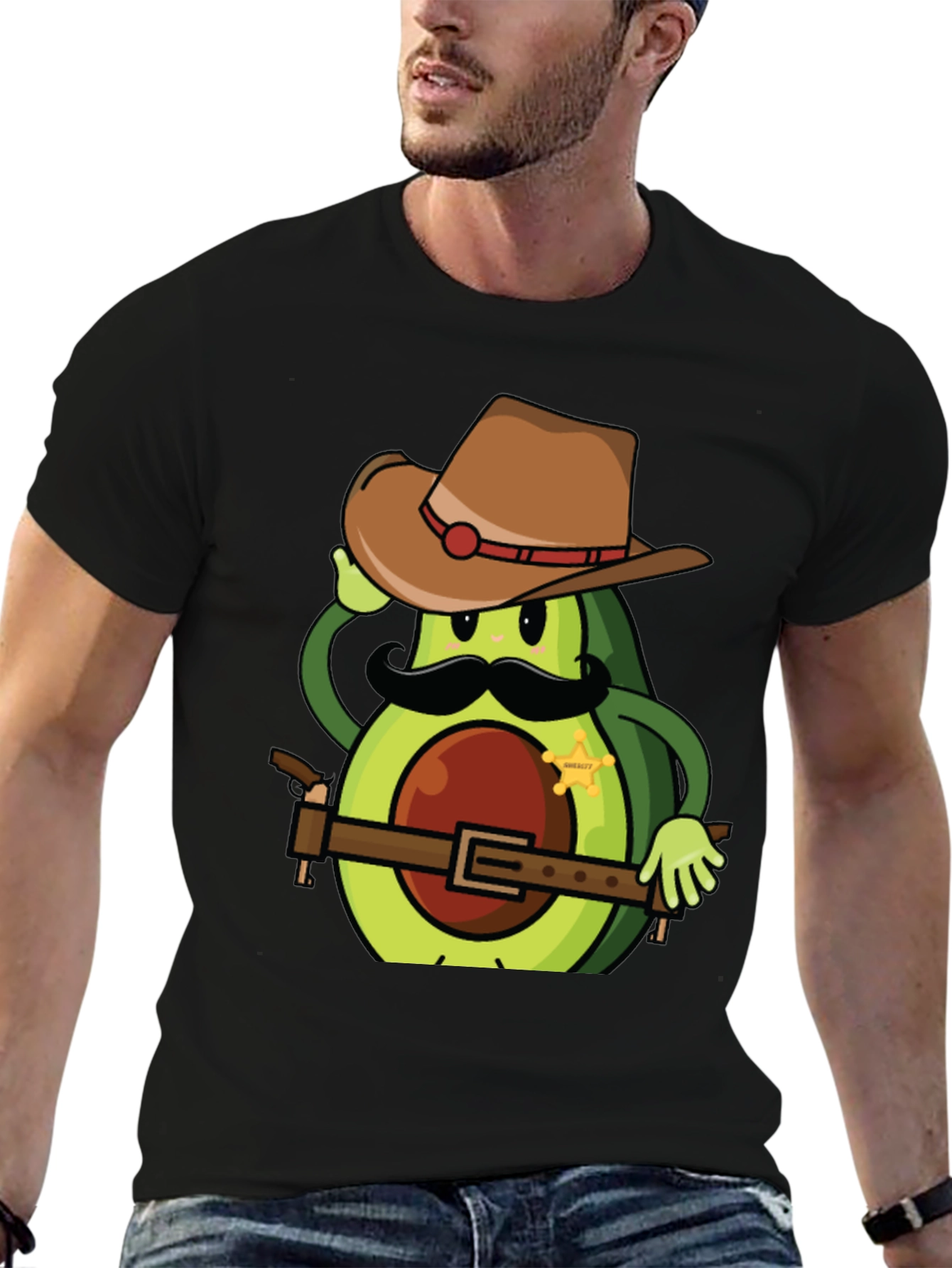 Funny Avocado Sheriff T-Shirt