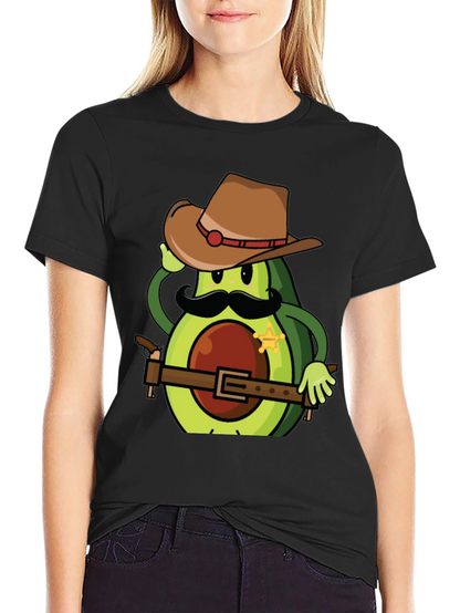 Funny Avocado Sheriff T-Shirt