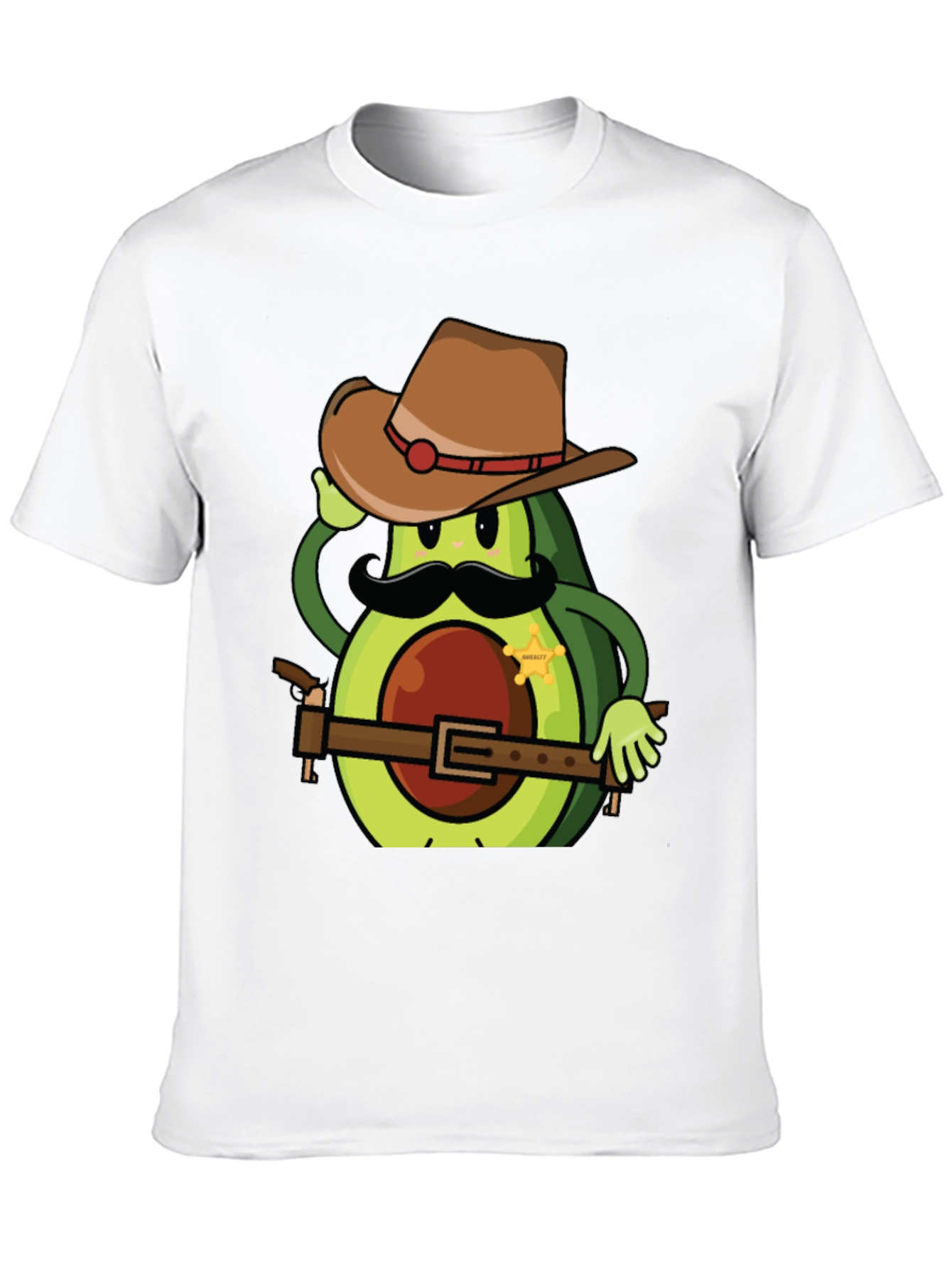 Funny Avocado Sheriff T-Shirt
