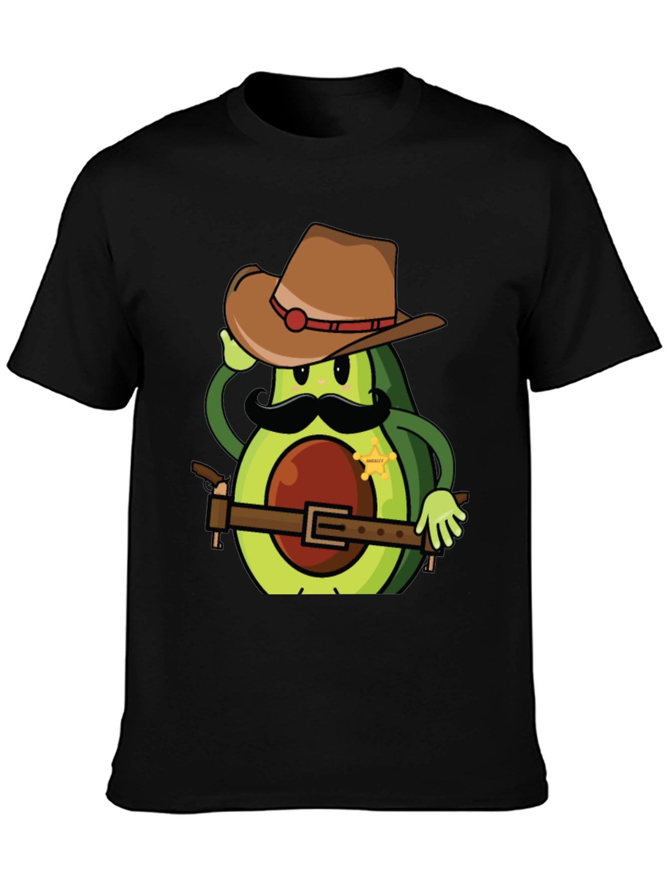 Funny Avocado Sheriff T-Shirt