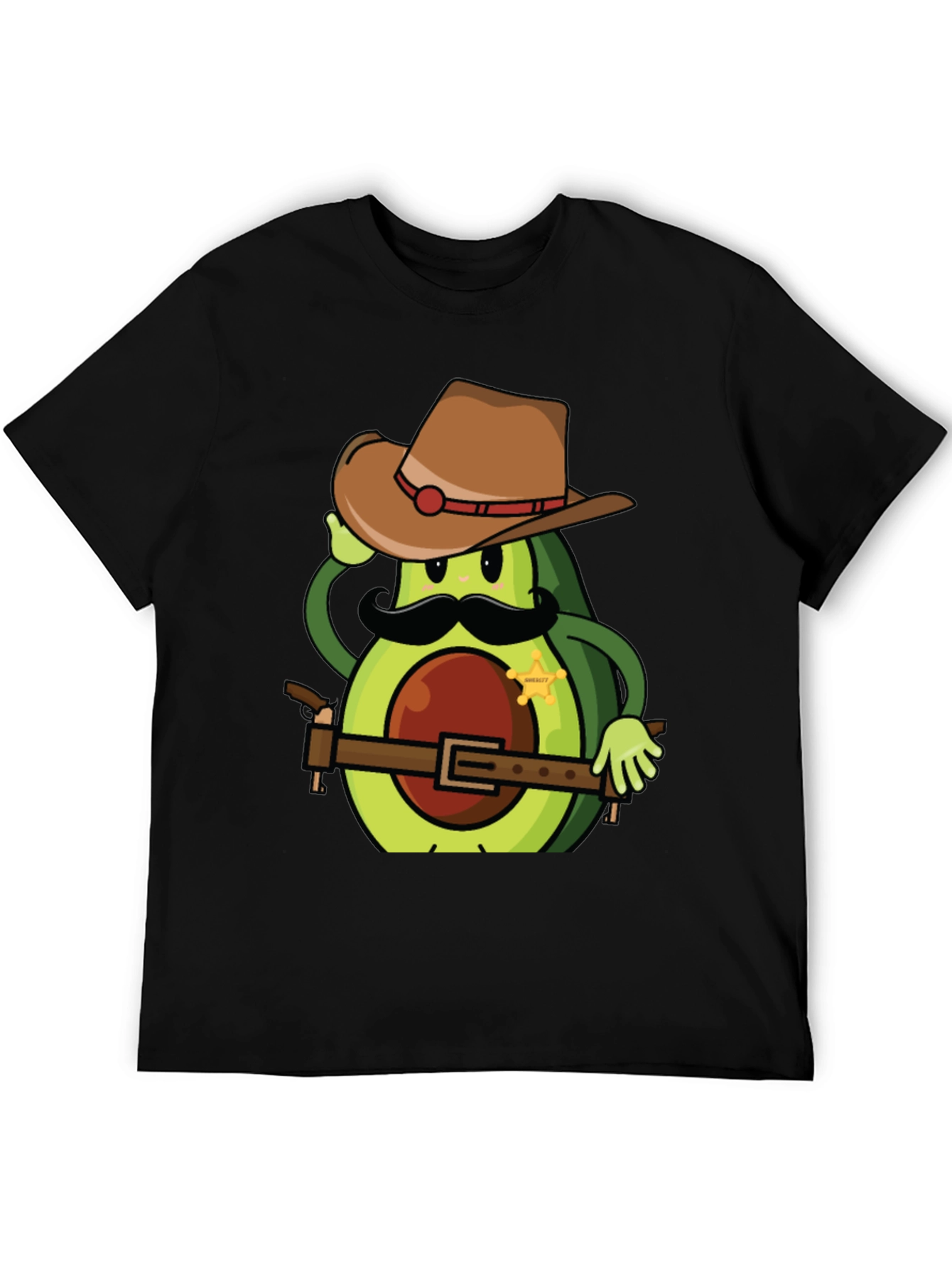 Funny Avocado Sheriff T-Shirt