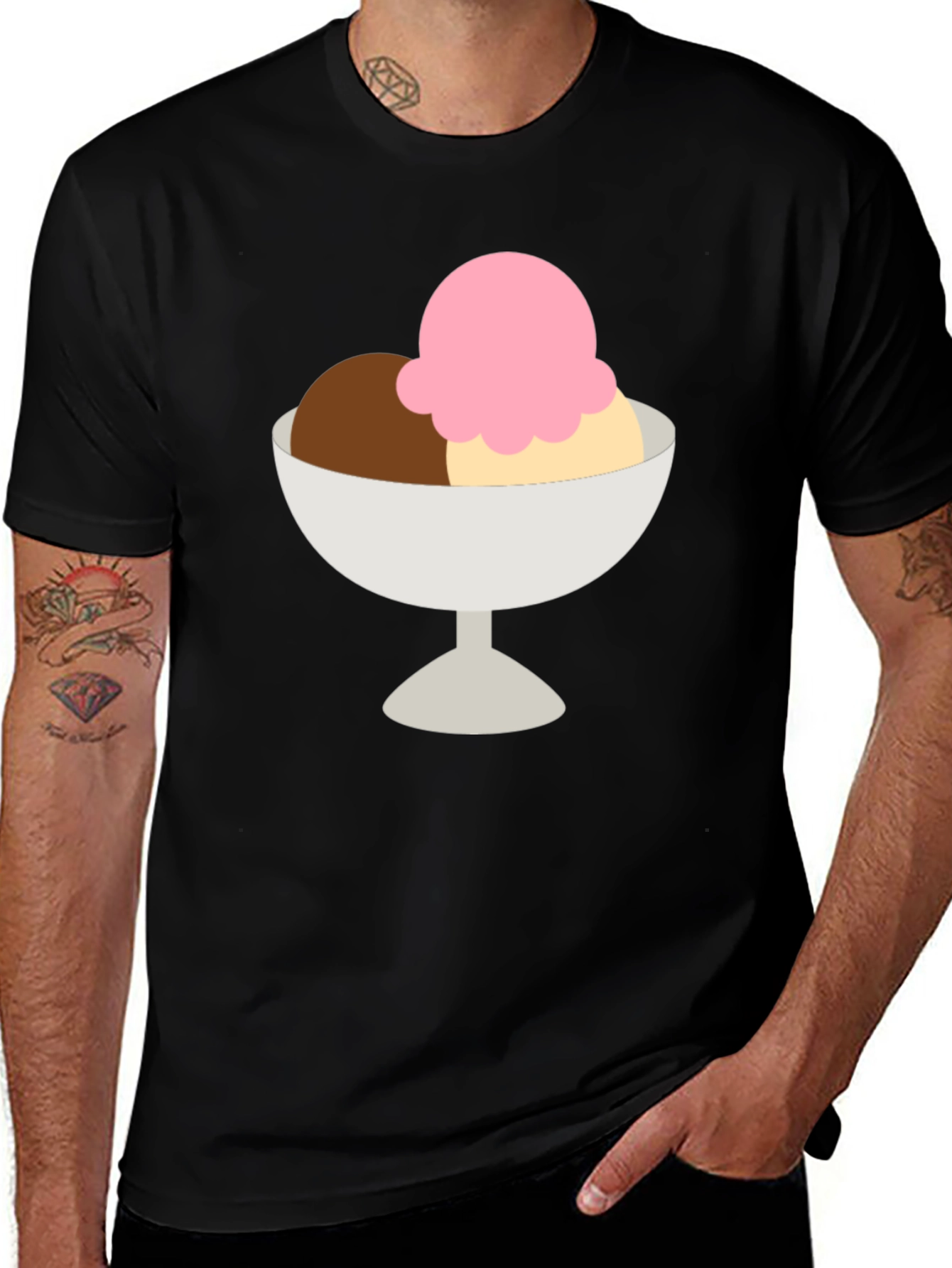 Ice Cream T-Shirt - Dessert Graphic Tee