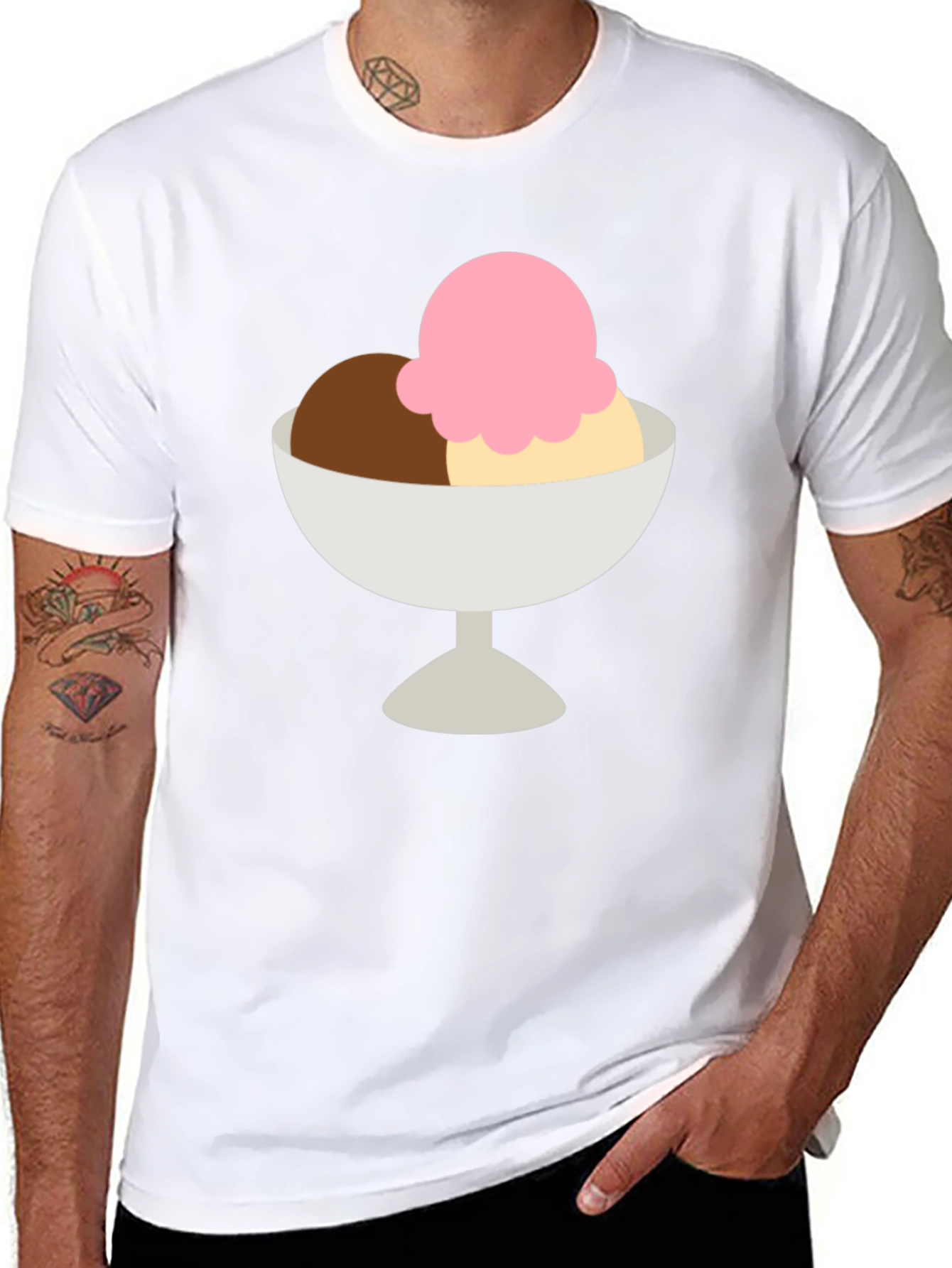 Ice Cream T-Shirt - Dessert Graphic Tee