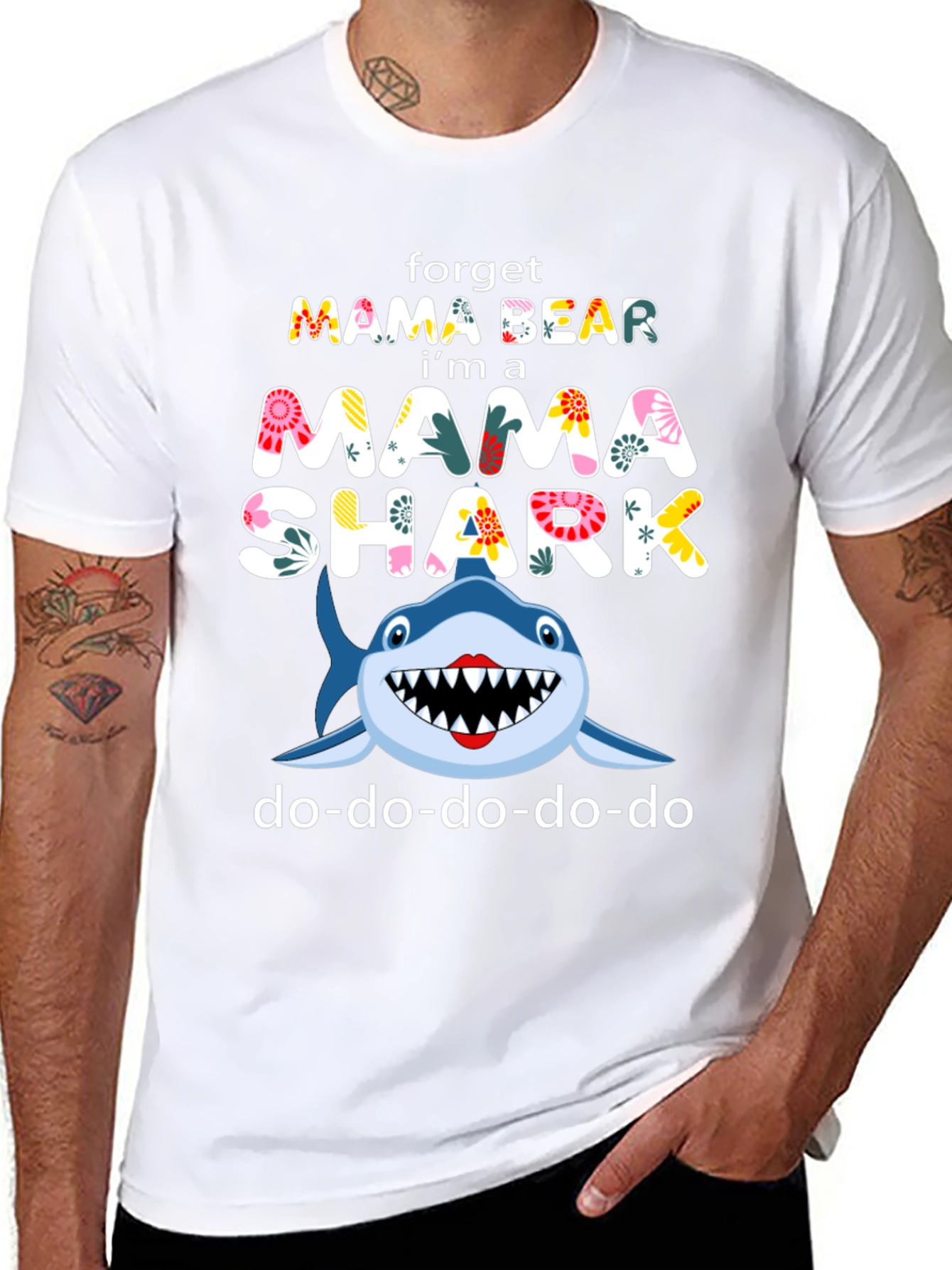 Mama Shark T-Shirt - Forget Mama Bear