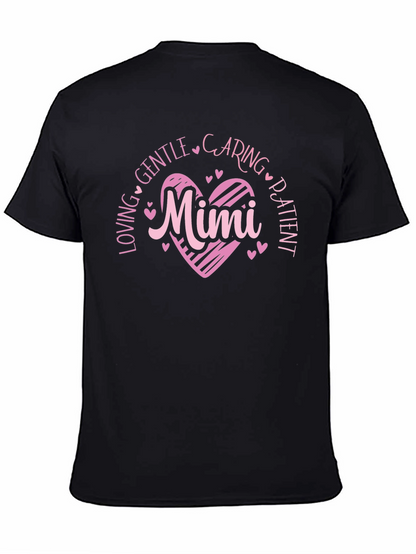 Loving Mimi Heart Graphic T-Shirt