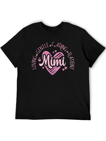 Loving Mimi Heart Graphic T-Shirt