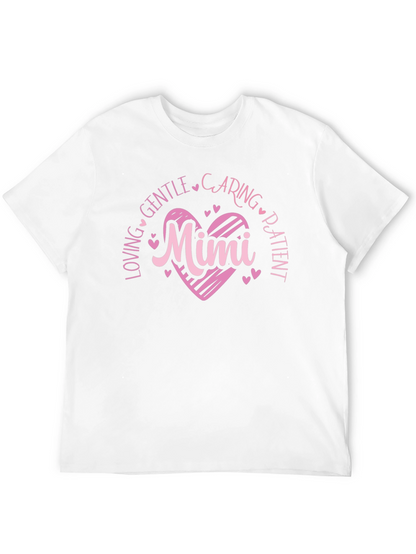 Loving Mimi Heart Graphic T-Shirt