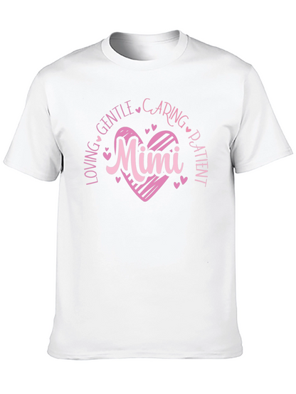 Loving Mimi Heart Graphic T-Shirt