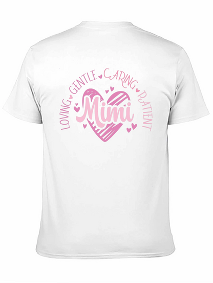 Loving Mimi Heart Graphic T-Shirt