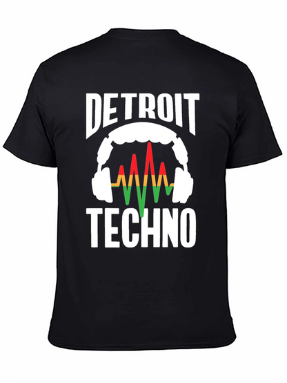 Detroit Techno Graphic Tee - Music Lover T-Shirt