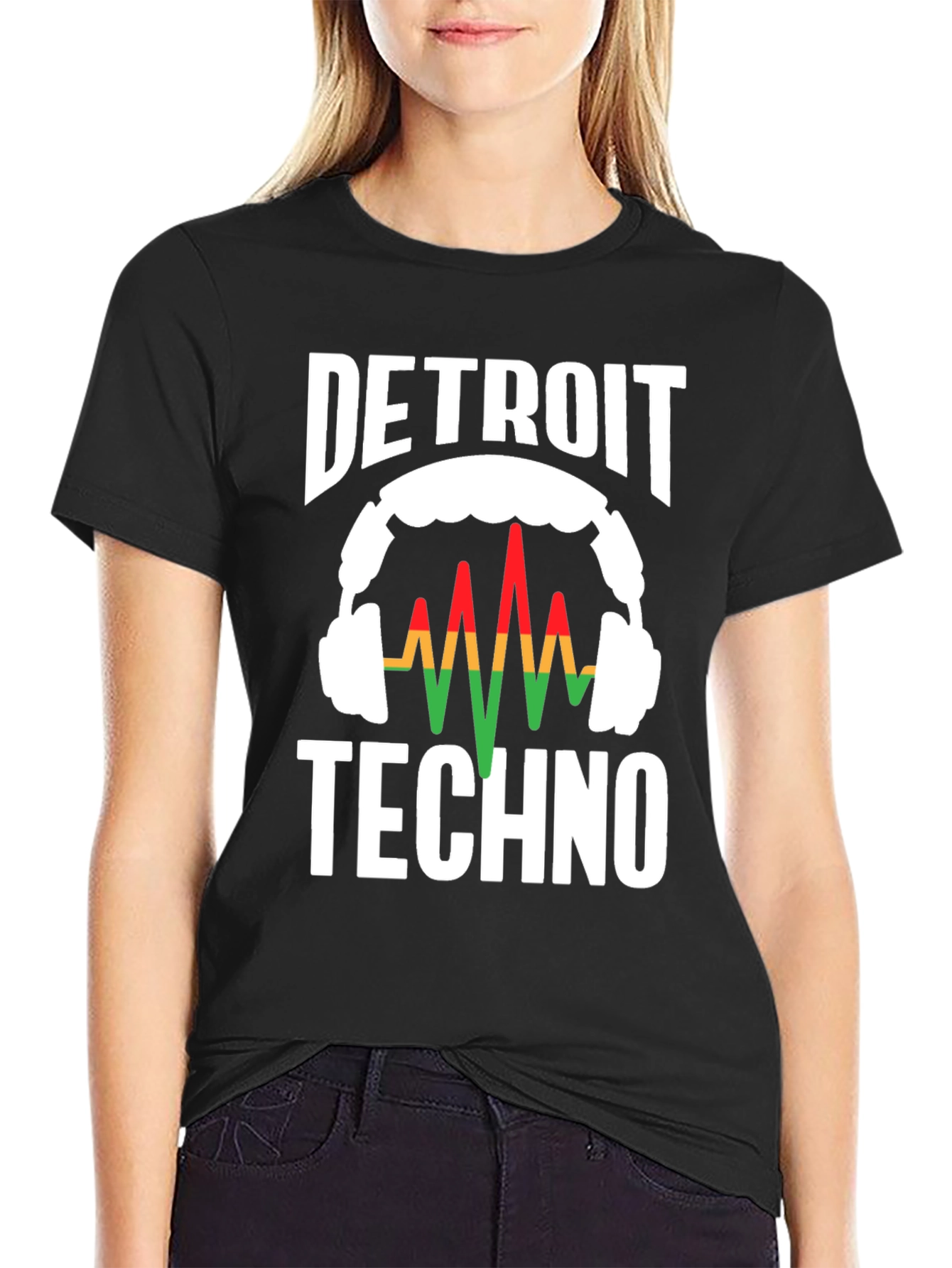 Detroit Techno Graphic Tee - Music Lover T-Shirt