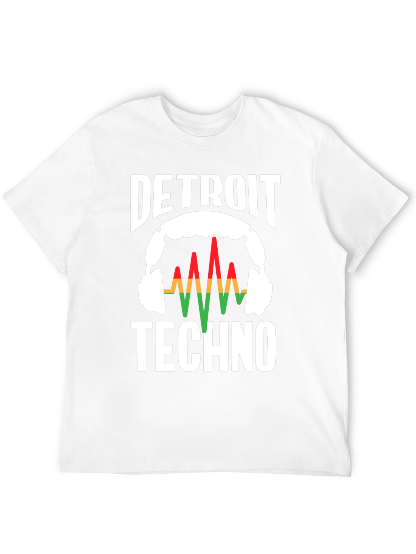 Detroit Techno Graphic Tee - Music Lover T-Shirt