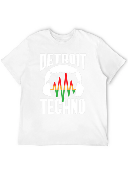 Detroit Techno Graphic Tee - Music Lover T-Shirt