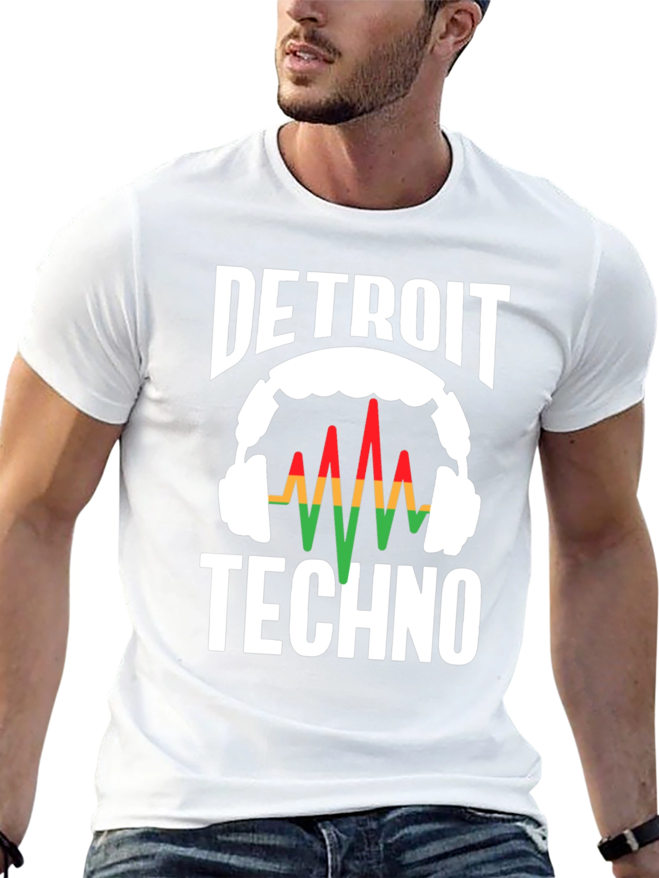 Detroit Techno Graphic Tee - Music Lover T-Shirt