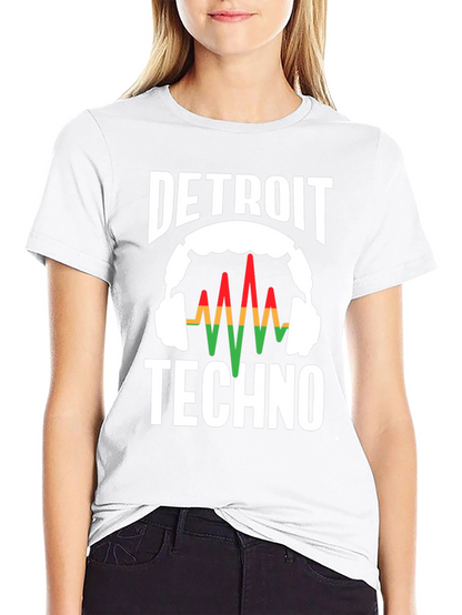 Detroit Techno Graphic Tee - Music Lover T-Shirt