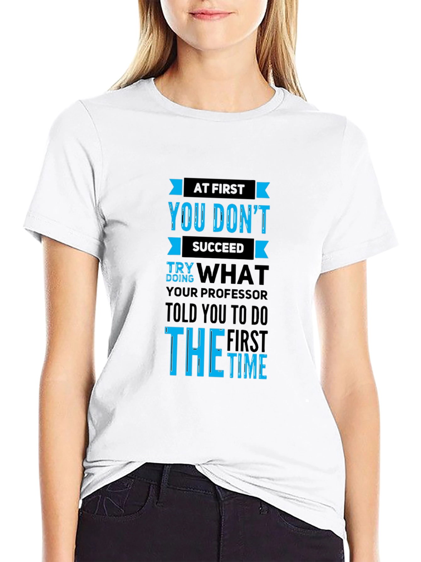 At First You Dont Succeed Mens T-Shirt