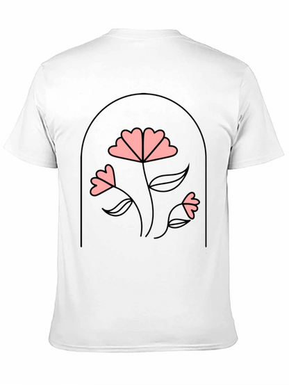 Floral Arch Graphic Tee - Black