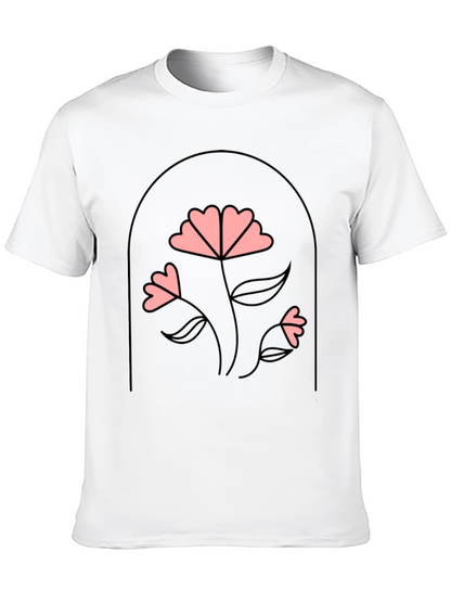 Floral Arch Graphic Tee - Black