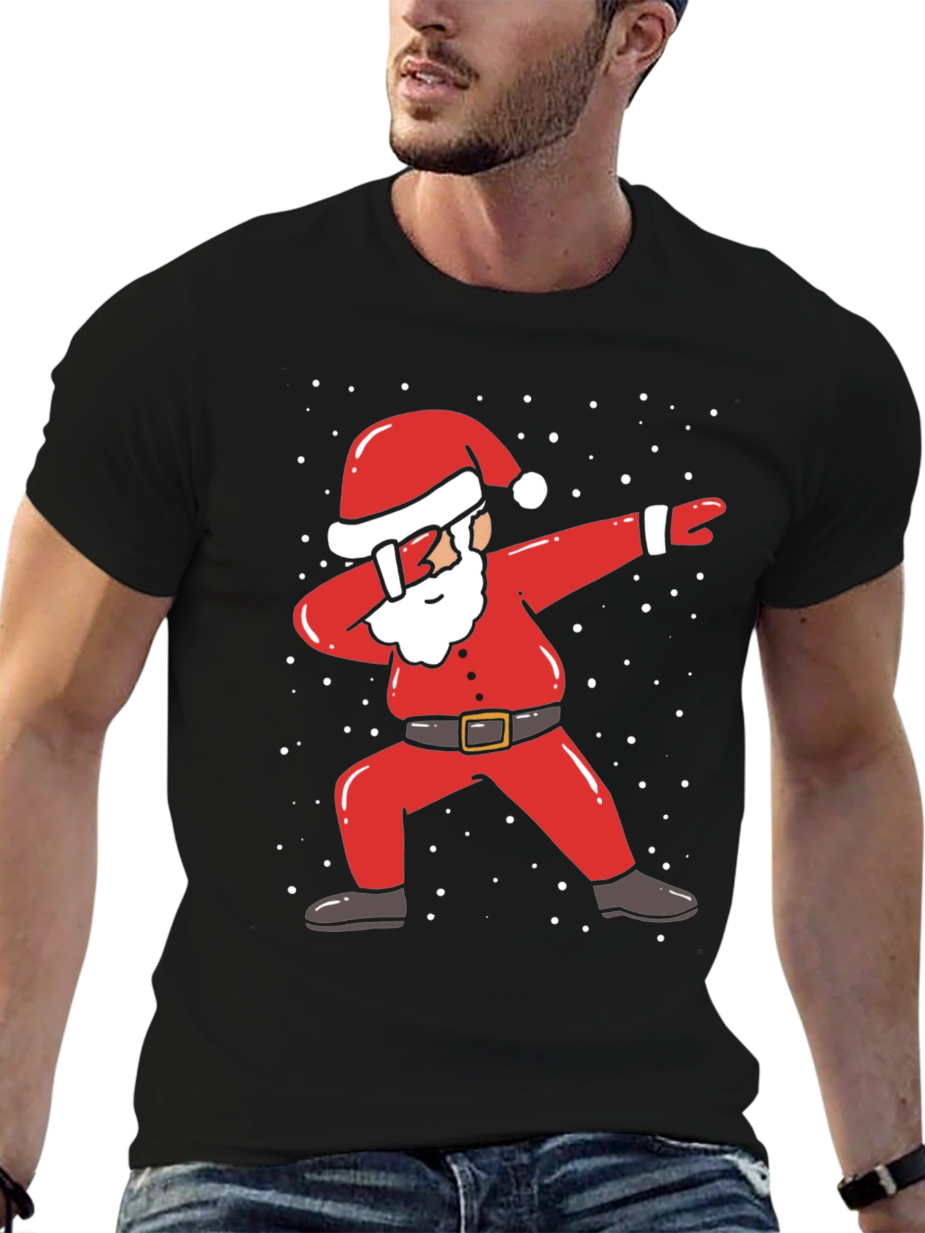 Dabbing Santa Christmas T-Shirt