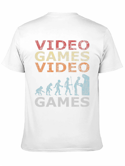 Retro Video Games Evolution T-Shirt