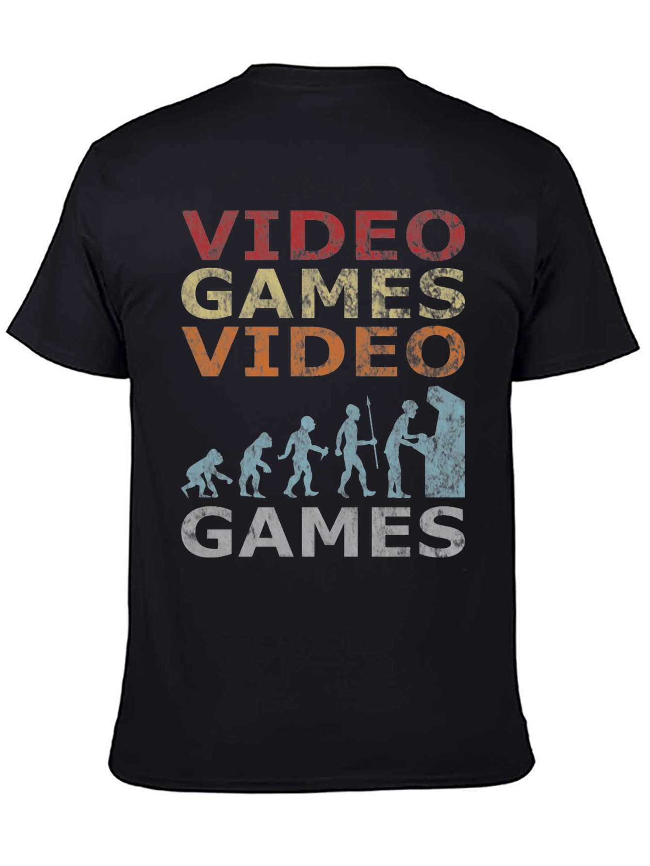 Retro Video Games Evolution T-Shirt