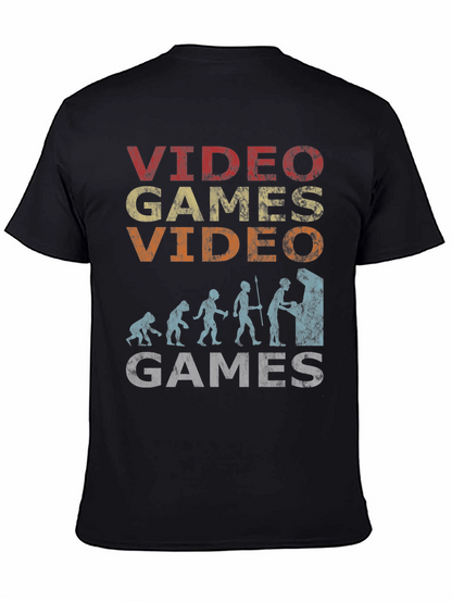 Retro Video Games Evolution T-Shirt
