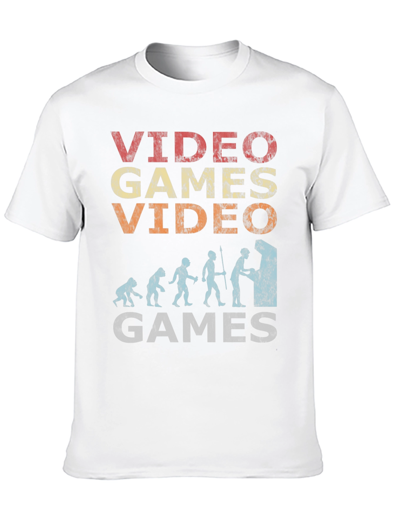 Retro Video Games Evolution T-Shirt