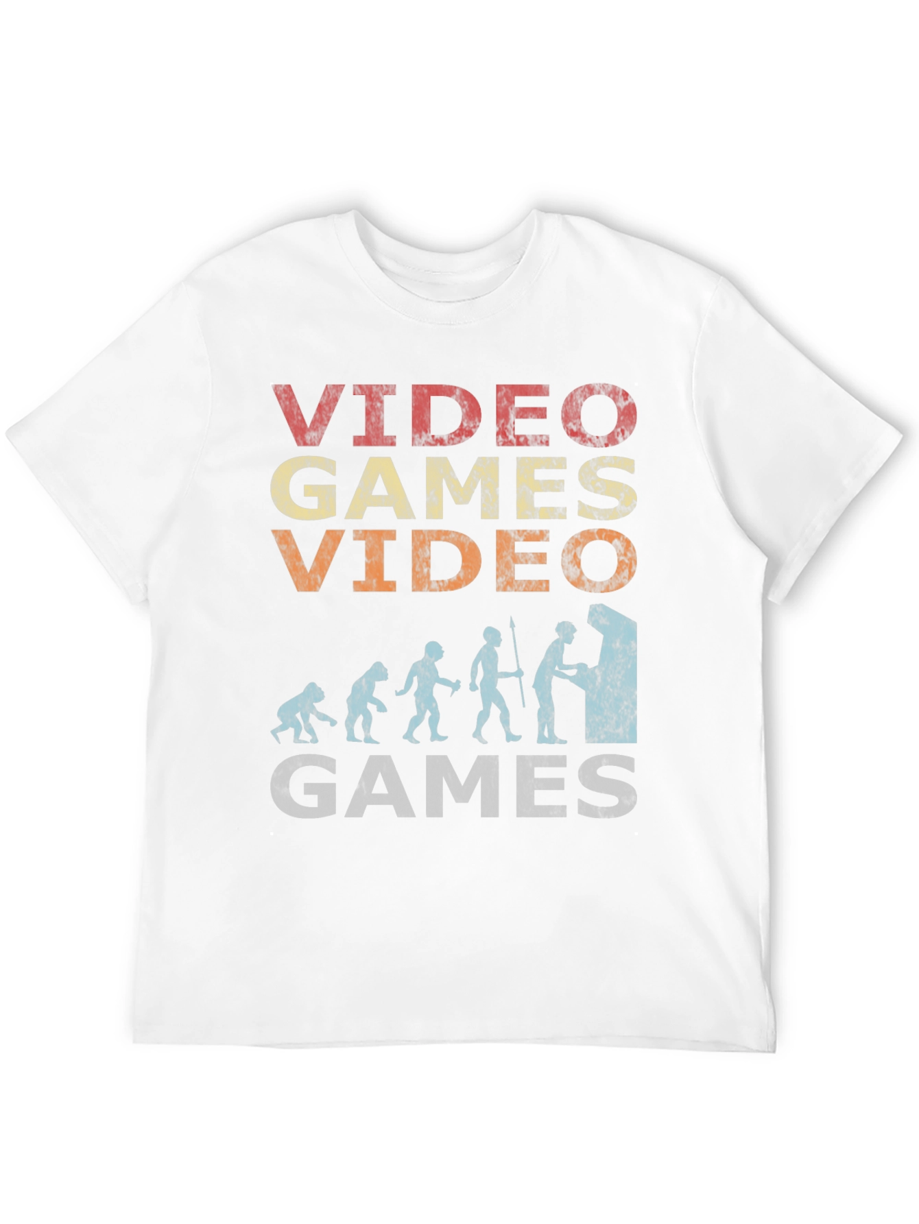 Retro Video Games Evolution T-Shirt