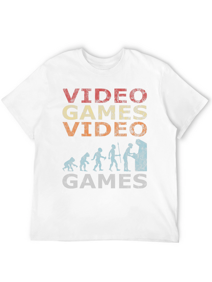 Retro Video Games Evolution T-Shirt