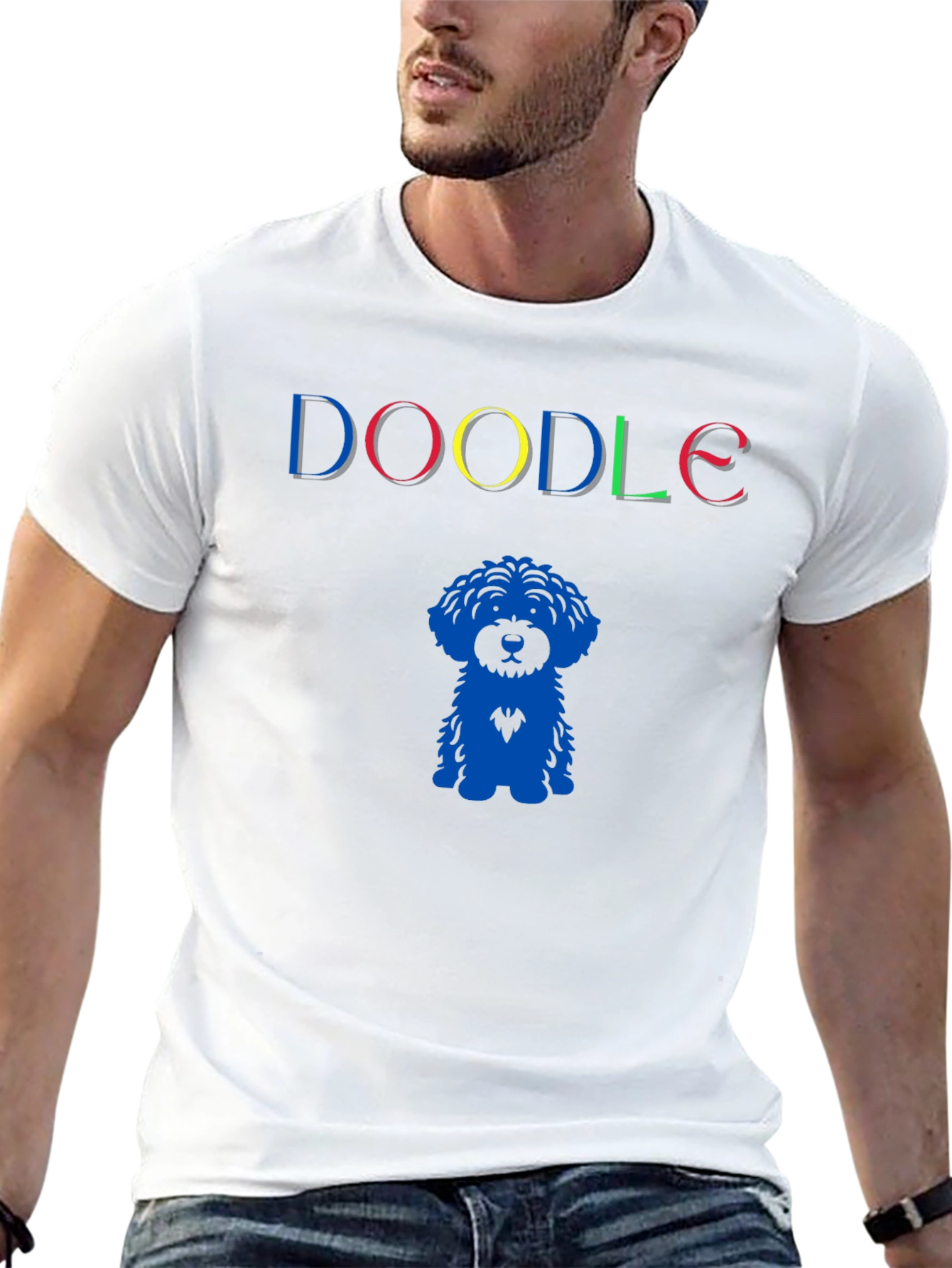 Doodle Dog Graphic T-Shirt