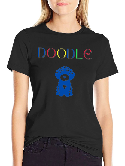Doodle Dog Graphic T-Shirt