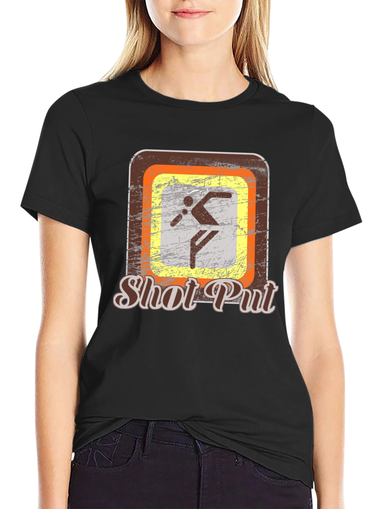 Shot Put Graphic T-Shirt for Athletes