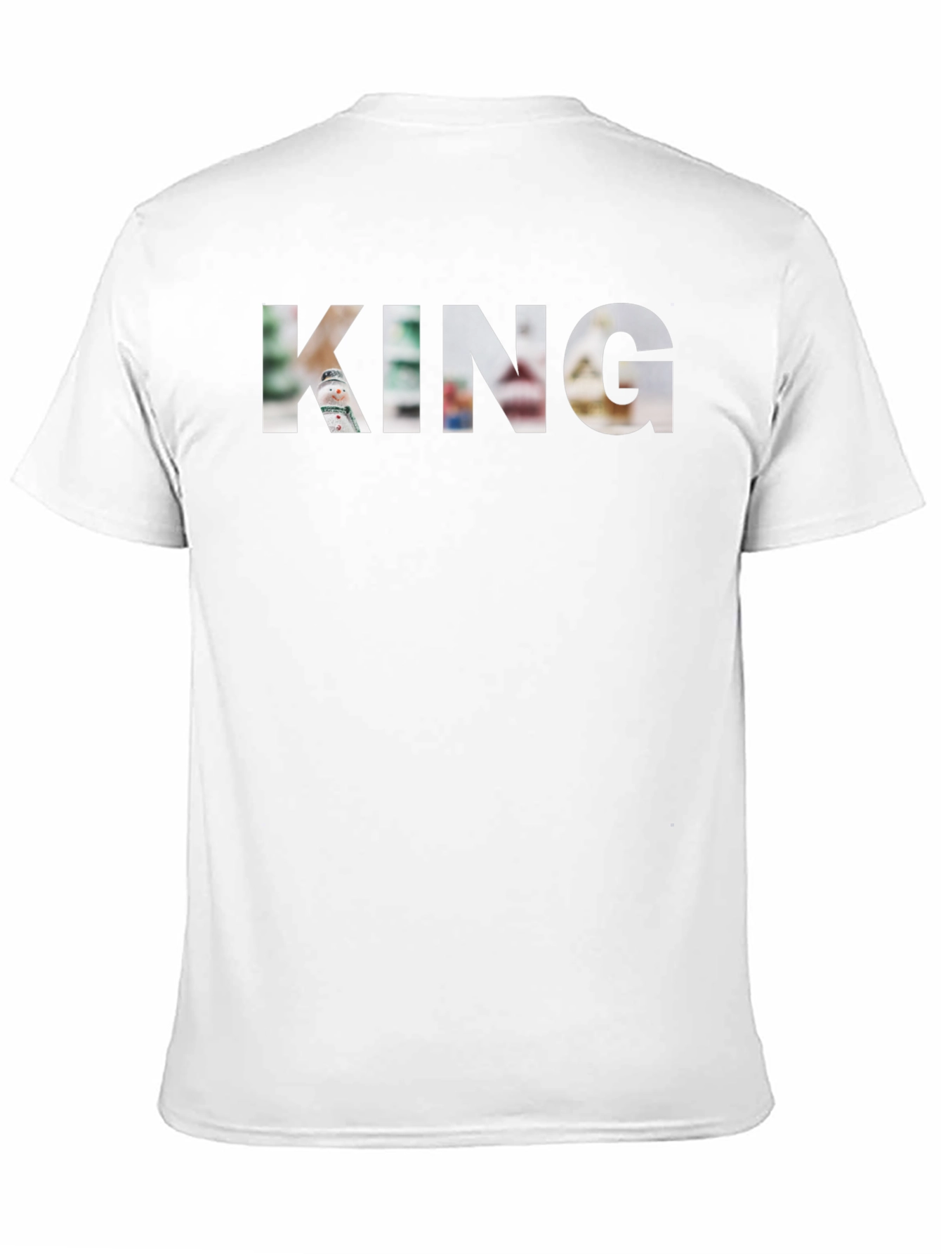 King Graphic T-Shirt - Black Crew Neck Tee