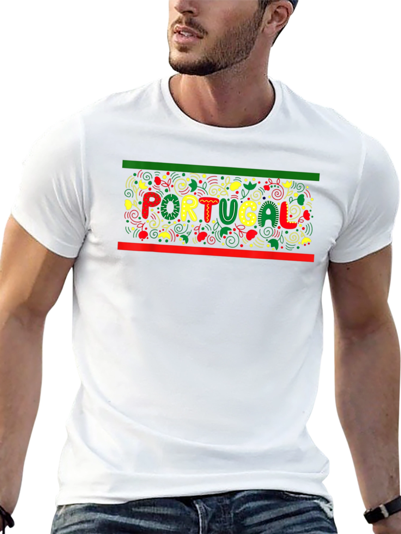 Portugal Graphic T-Shirt - Black