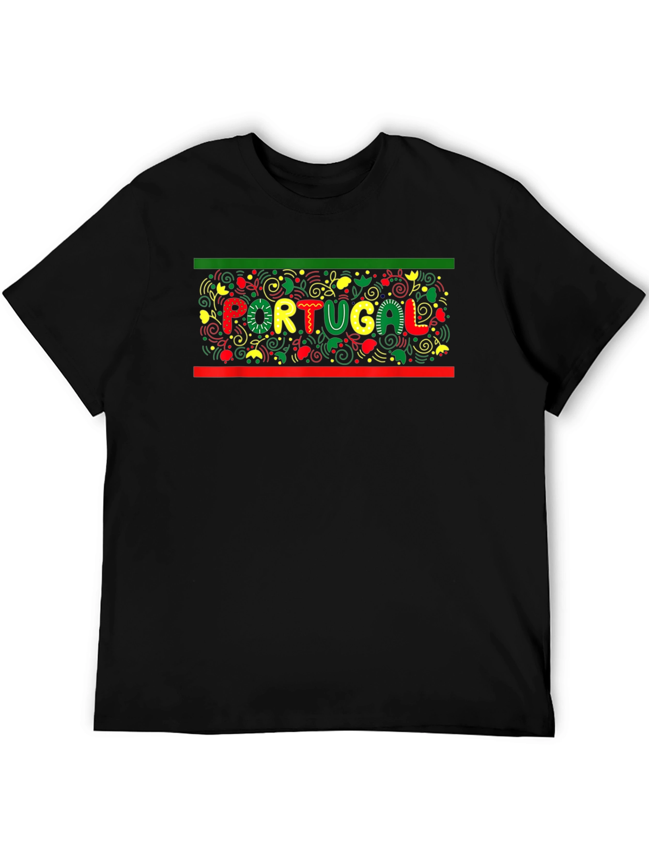 Portugal Graphic T-Shirt - Black
