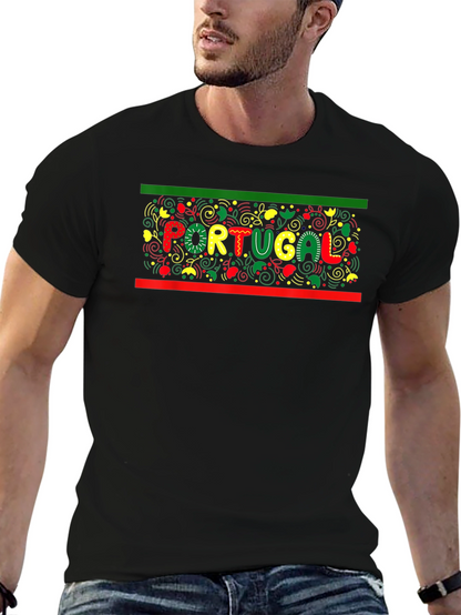 Portugal Graphic T-Shirt - Black