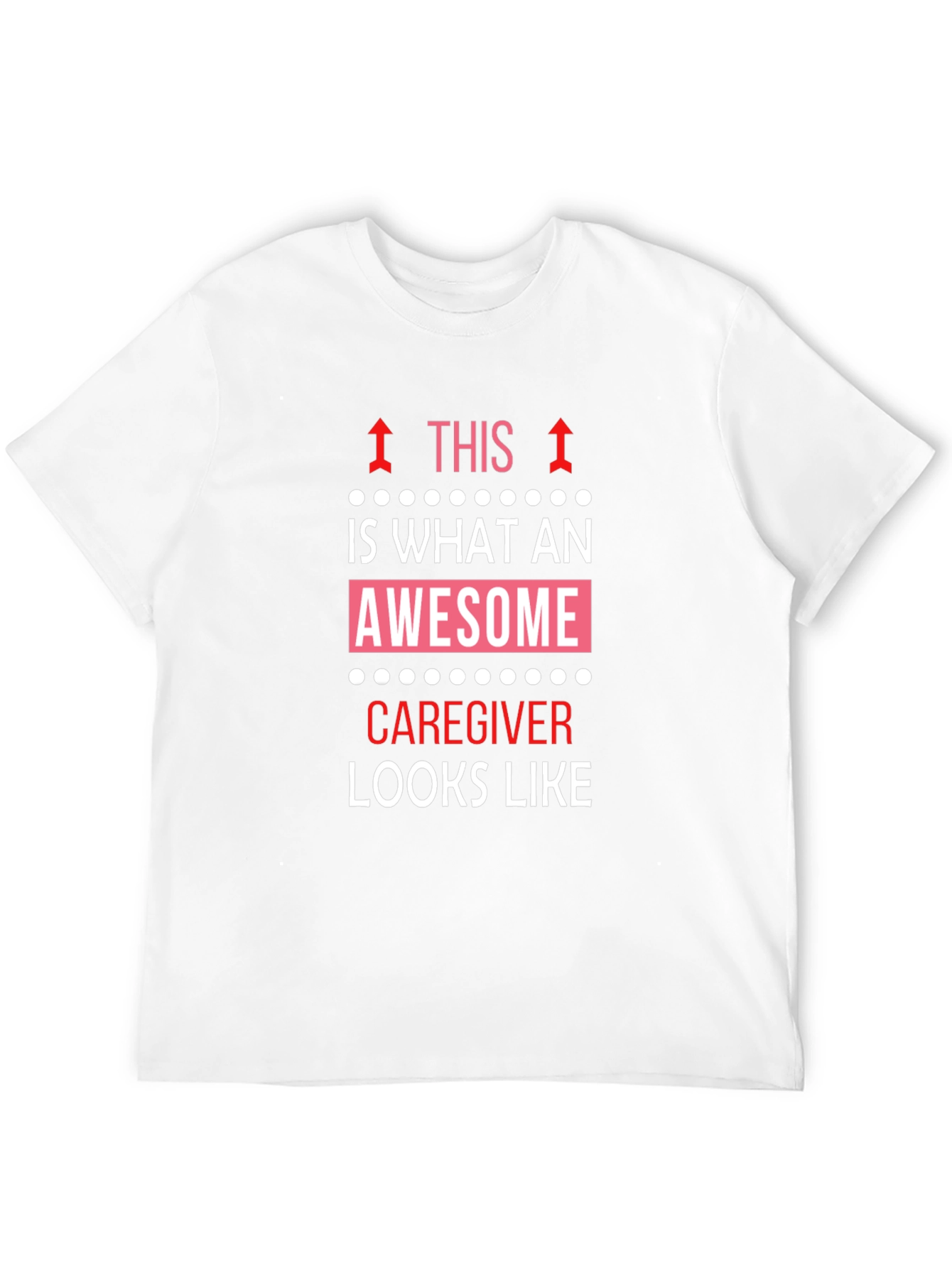Awesome Caregiver T-Shirt - Black Cotton Tee