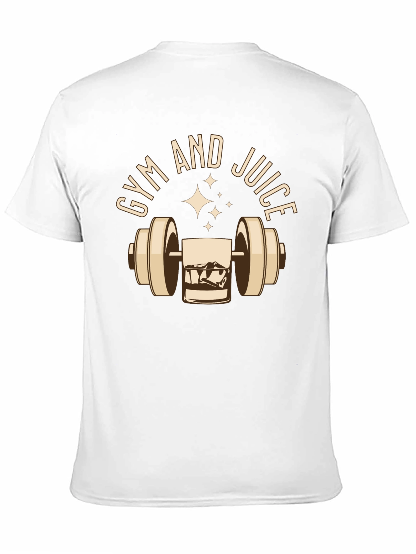 Gym and Juice Graphic Tee - Black