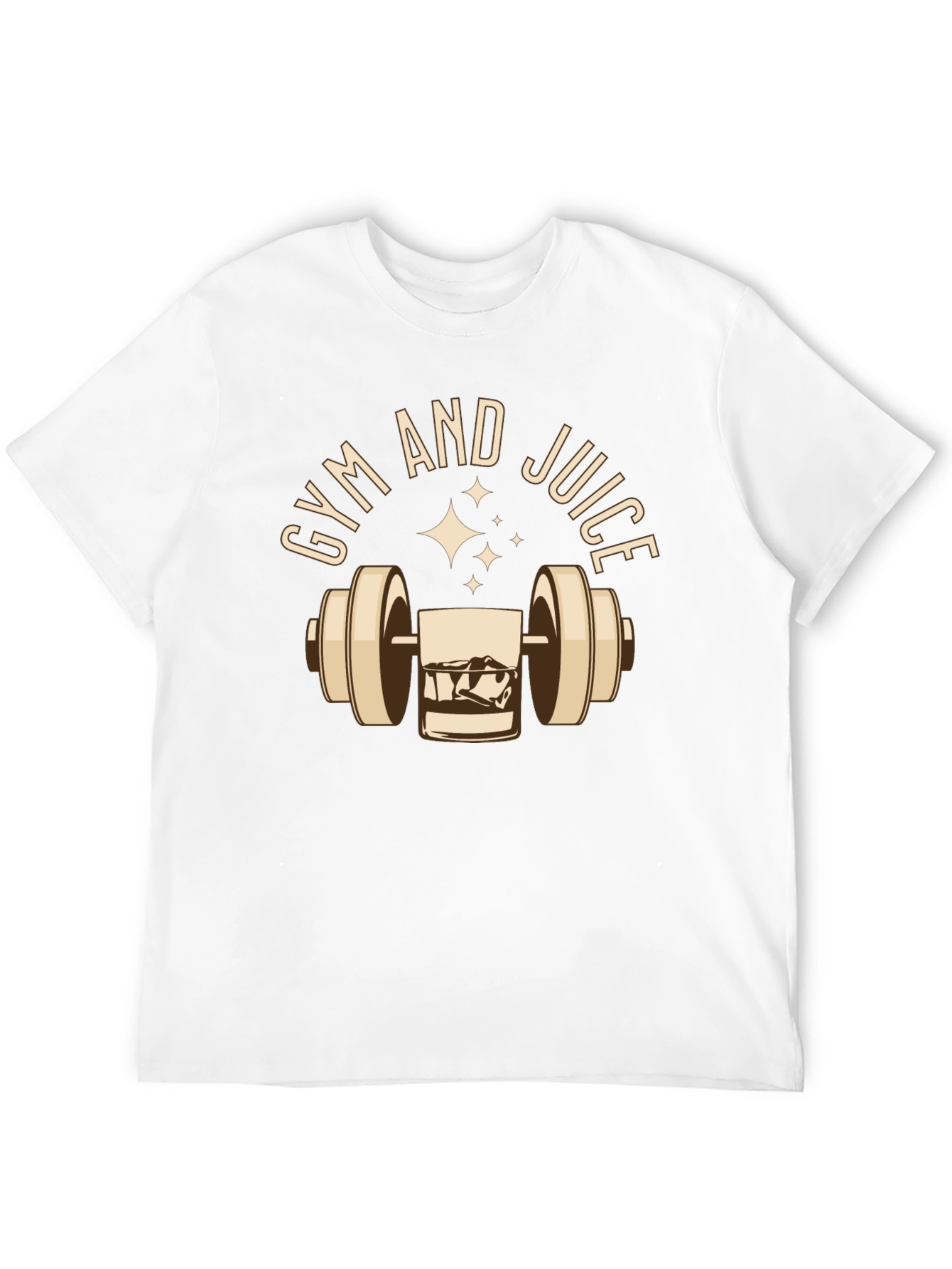 Gym and Juice Graphic Tee - Black