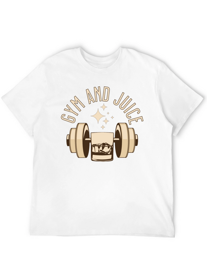 Gym and Juice Graphic Tee - Black