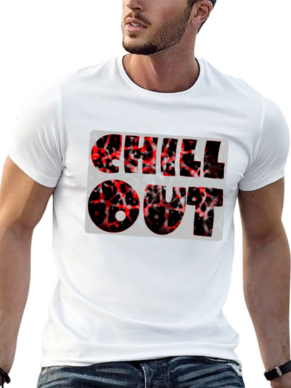 Chill Out Graphic Tee - Black Casual Shirt